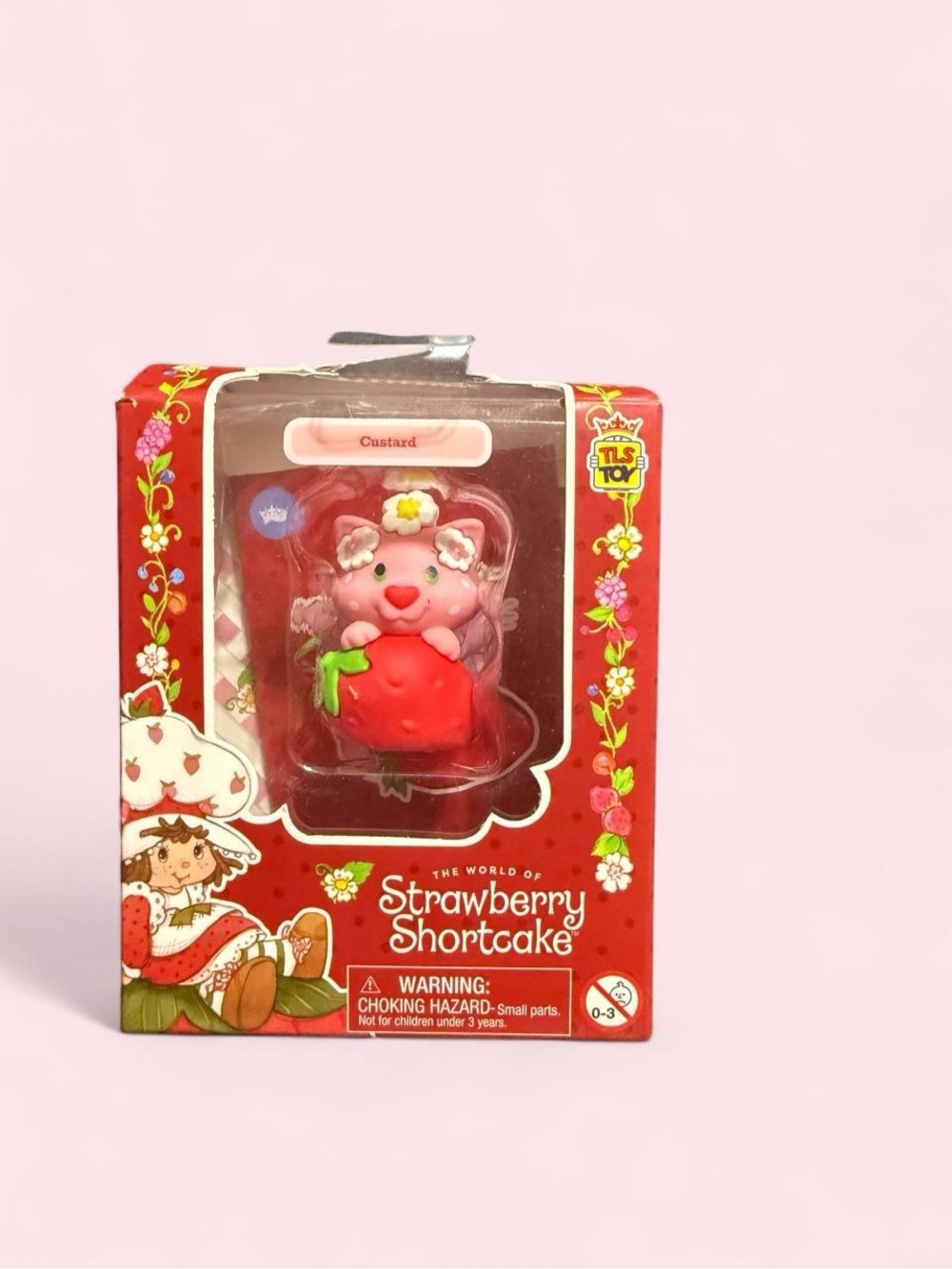 The World of Strawberry Shortcake Custard Figure - Red/Pink